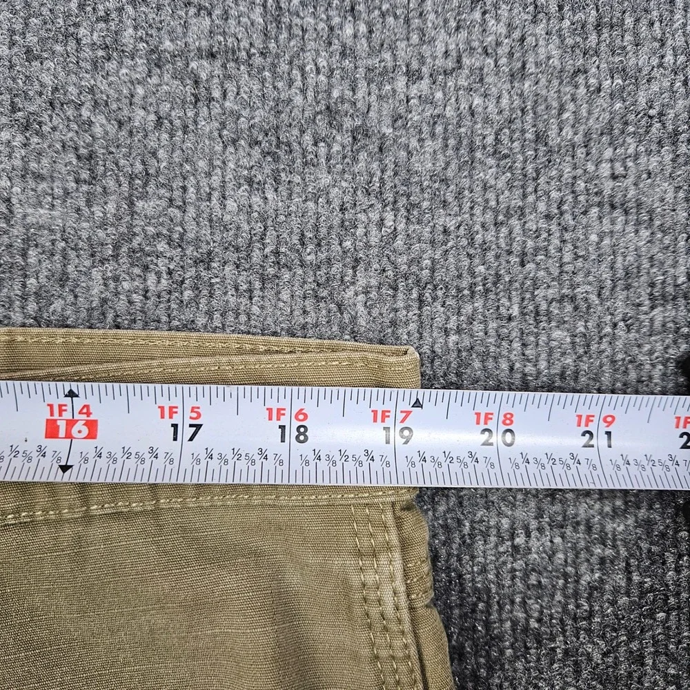 Wrangler Riggs Pants Men 38x32(30) Ripstop Dark Khaki Utility Double Knee‎ READ